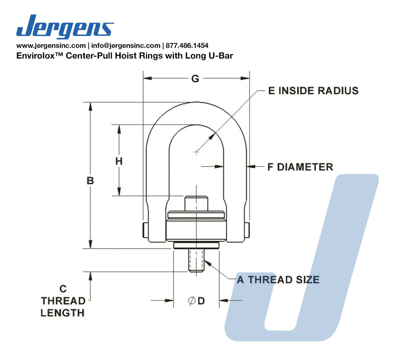 Jergens 23517 dimension drawing