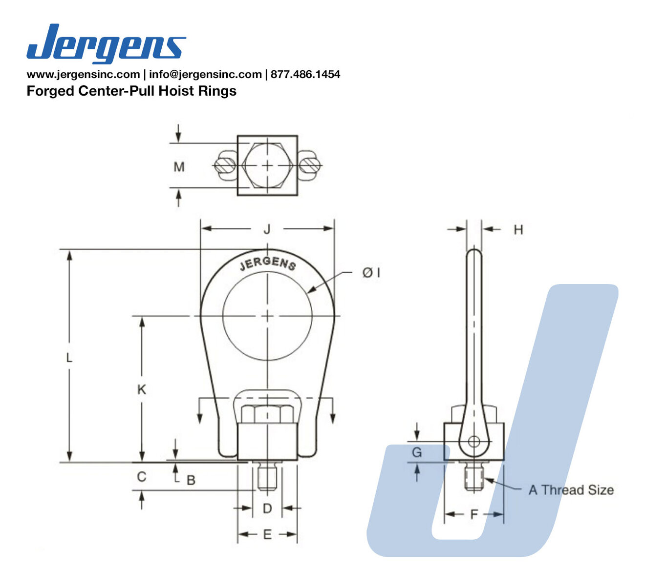 Jergens 23906 dimension drawing