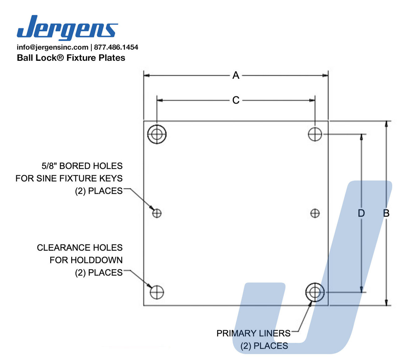 Jergens 28711 dimension drawing