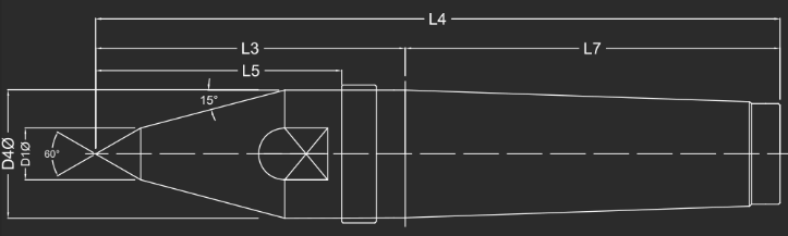 Roto Tools 40105M dimension drawing