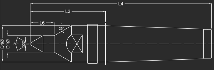 Roto Tools 40204M dimension drawing
