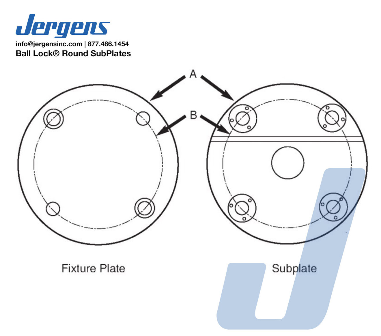 Jergens 49109 dimension drawing