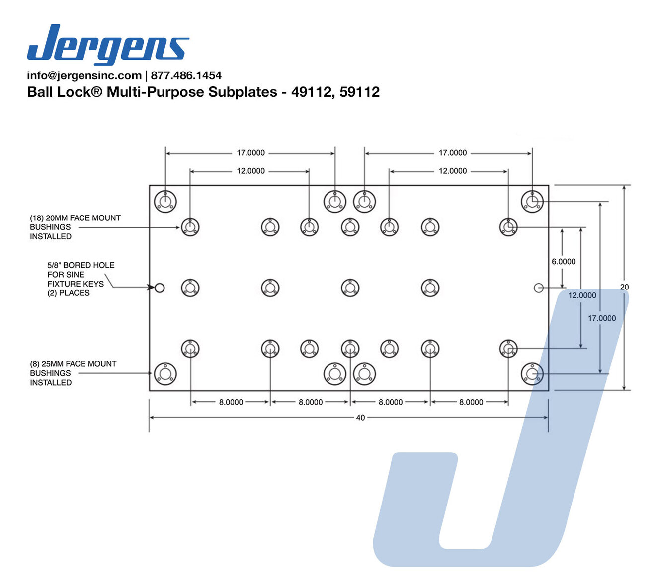 Jergens 49112 dimension drawing