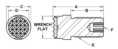 Fairlane AG-0375 dimension drawing
