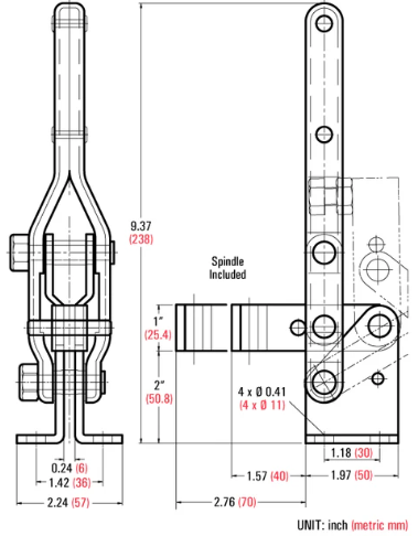 Good Hand GH-10444 dimension drawing