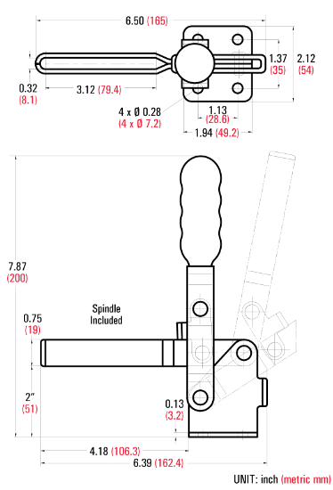Good Hand GH-12205 dimension drawing