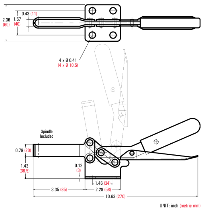 Good Hand GH-21385 dimension drawing