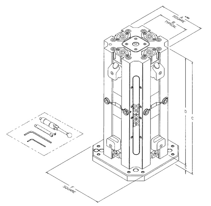 TE-CO RWS4008HJ dimension drawing