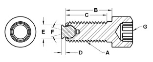 Fairlane TSH-0280-FC dimension drawing