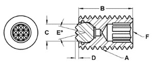 Fairlane TST-0375-S dimension drawing