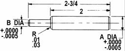 United Drill Bushing Transfer, Gauge, PBT Die Pins UDB-506201