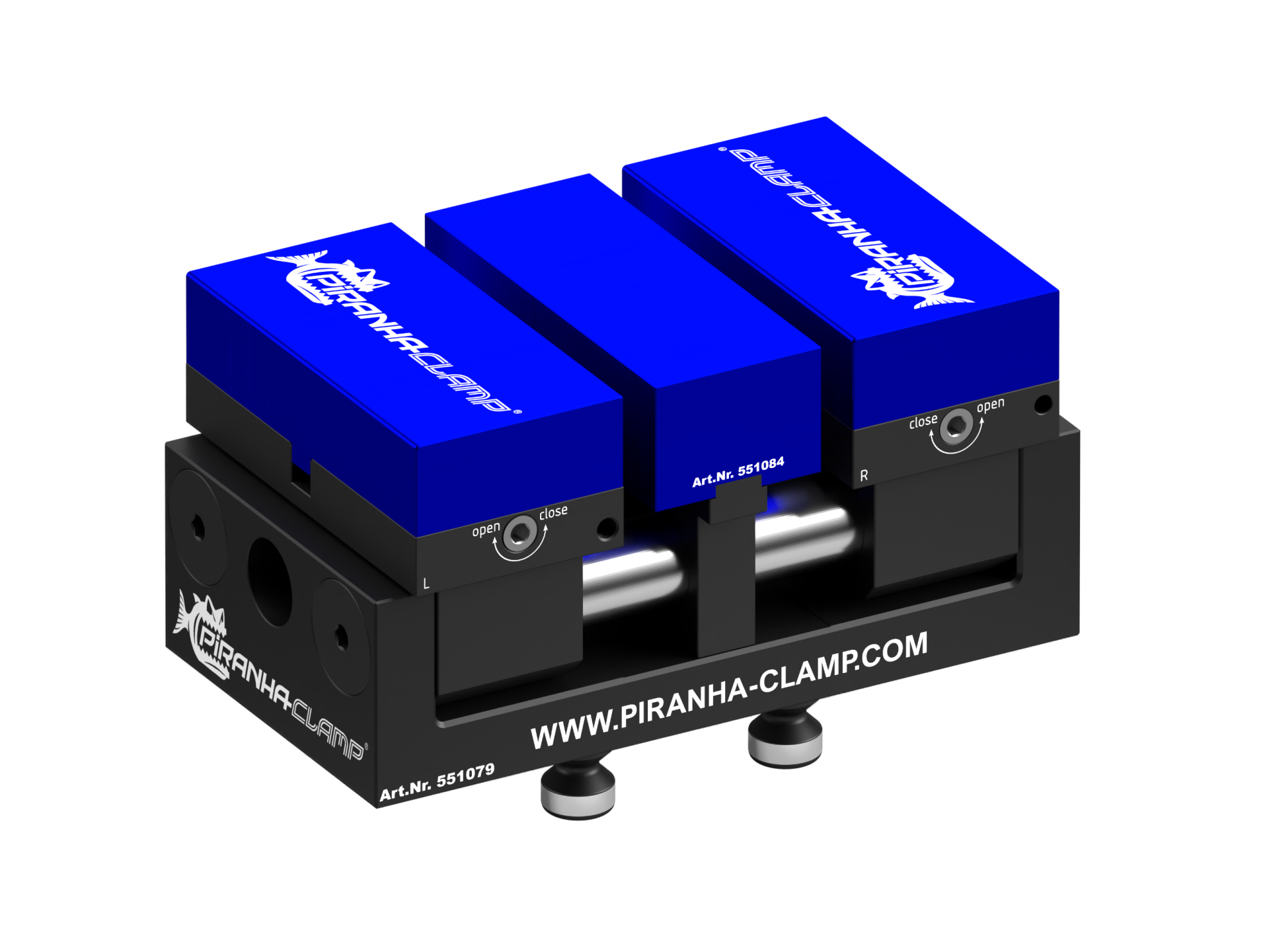 Raptor Double Station Vise 50mm Jaw Width