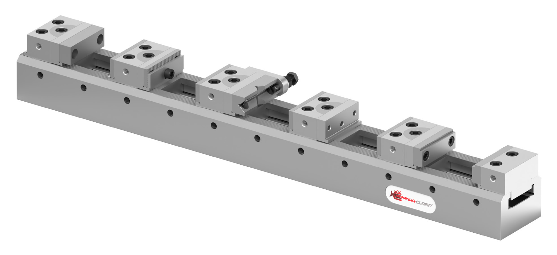 Raptor Piranha Multi-Clamp Vise Rail 250 x 50mm