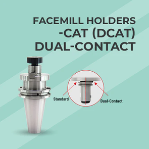 PAC Precision Tools DCAT40-FMA1-1/2"-10"-CF Dual-Contact Cool-Flange Face Mill Holder