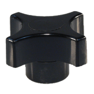 Carr Lane Hand Knob (Tapped), Phenolic, 2.25 Inch Diameter, 1/2-13 Thread