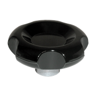 Carr Lane Hand Wheel, Phenolic, Fluted, 3.54 Inch Diameter