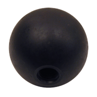Carr Lane Ball Knob, Steel, 1.5 Inch Diameter, 1/2-13 Thread