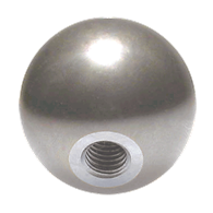 Carr Lane Ball Knob, Stainless Steel, 1.5 Inch Diameter, 1/2-13 Thread