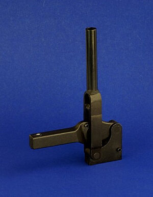 Wolverine Vertical Hold Down ClampHolding Capacity (lbs): 650 Maximum Clamping Thickness (inch): 1.25 Drilled/Tapped Hole: 1/4-20 Base: Weld