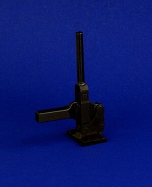 Wolverine Vertical Hold Down ClampHolding Capacity (lbs): 1600 Maximum Clamping Thickness (inch): 2.0 Drilled/Tapped Hole: 3/8-16 Base: Flanged