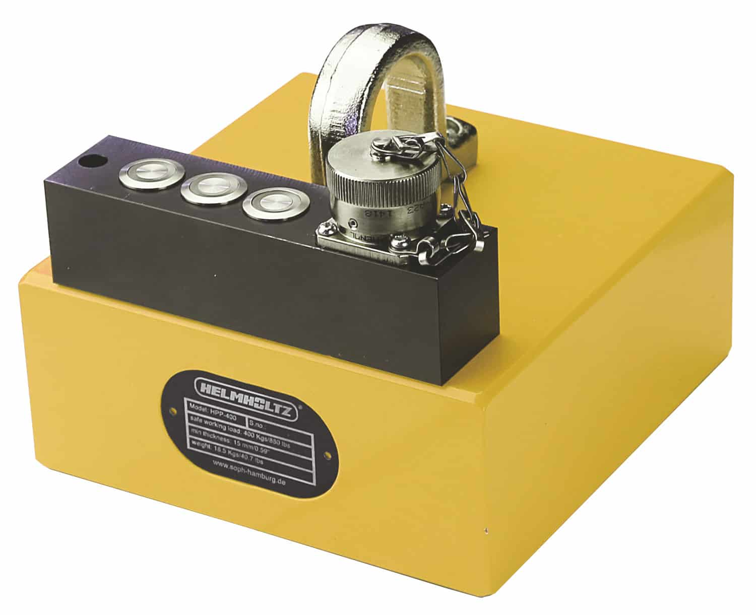 Helmholtz Magnetic Lifter 6600 lbs Capacity 0.3" Min Thickness
