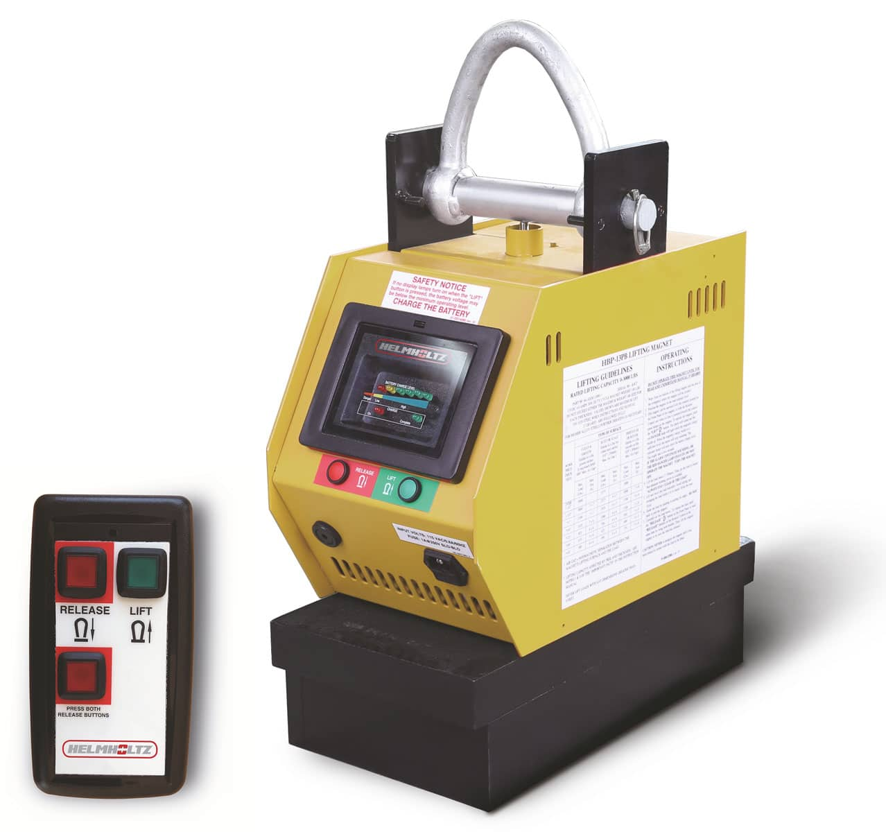 Helmholtz Compact Magnetic Lifter 11000 lbs Capacity 1.97" Min Thickness