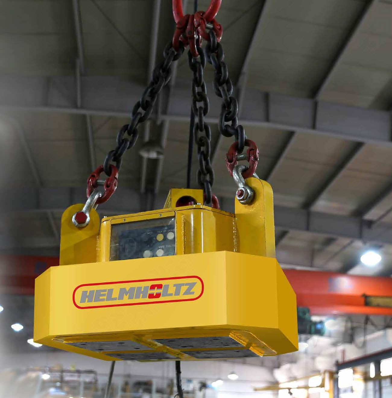 Helmholtz Magnetic Lifter for Unfinished Goods 55000 lbs Capacity 3.15" Min Thickness