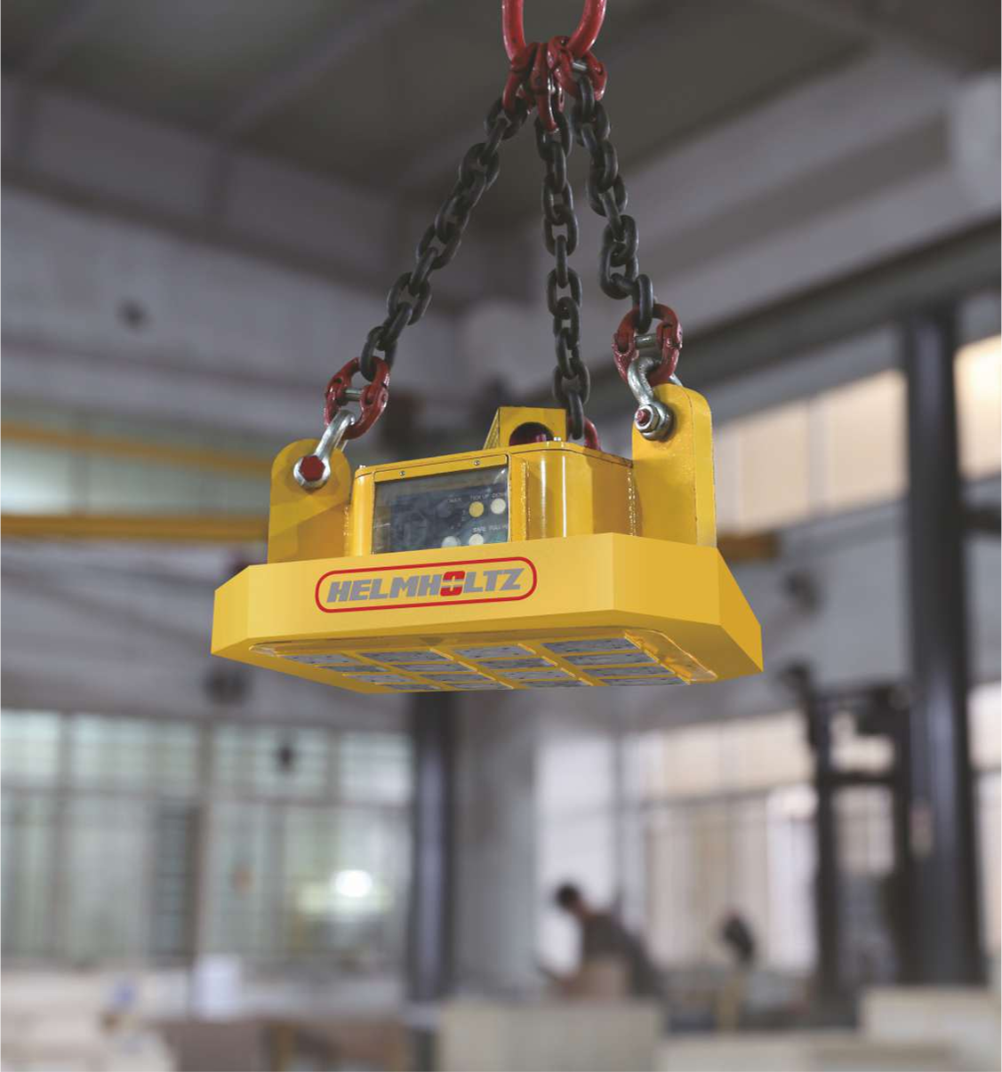 Helmholtz Magnetic Lifter w/ Remote 22000 lbs Capacity 0.3" Min Thickness