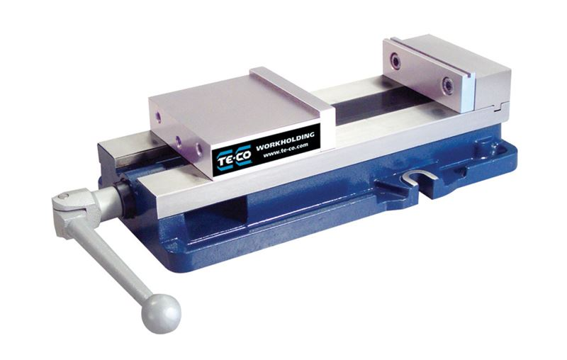TE-CO 6" Single Station Vise, Clamping Force (lb): 8200