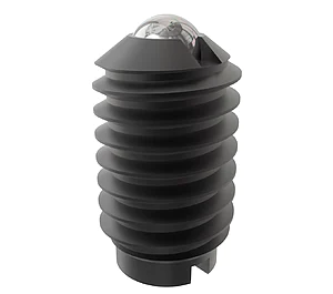 Jergens Steel Ball Plunger, Thread Size A: 1/4-20, Initial Force (lb): 2.00, Final Force (lb): 4.00