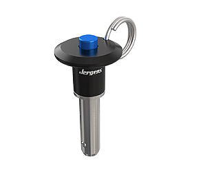 Jergens Button Handle Quick-Release Pin, Pin Diameter (inch): 1/2, Grip Length (inch): 0.5