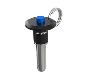 Jergens Button Handle Quick-Release Pin, Pin Diameter (inch): 1/2, Grip Length (inch): 1