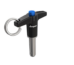 Jergens T-Handle Quick-Release Pin, Pin Diameter (inch): 1/4, Grip Length (inch): 2.5