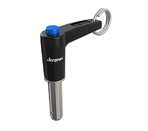 Jergens L-Handle Quick-Release Pin, Pin Diameter (inch): 1/2, Grip Length (inch): 0.5