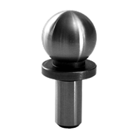 Carr Lane Construction Ball, Shoulder Type, 1/2 Inch Ball Diameter, Untapped, 5/16 Inch Shank Diameter
