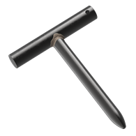 Carr Lane T Pin, #9 Inch Shank Diameter