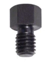 Carr Lane Screw Rest Button, Steel, 0.25 Head Length, 1/2-13 Thread