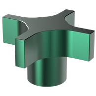 Carr Lane Extruded Hand Knob (Tapped), 2.5 Inch OD, 1/2-13 Thread