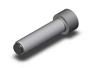 Fairlane Thrust Screw - Headed - Flat Cone Stainless, Thread Length (inch): 1-1/2, Thread (inch): 1/2-13