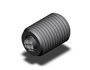 Fairlane Thrust Screw - Serrated Steel Ball, Thread Length (inch): 1-1/2, Thread (inch): 1/2-13