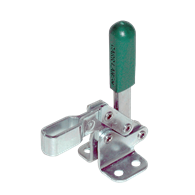 Carr Lane, Vertical Toggle Clamp, Clamping Force (lbf): 250, Open Arm, Flanged Base, Steel
