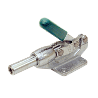 Carr Lane, Horizontal Toggle Clamp, Clamping Force (lbf): 850, Steel, Tapped Plunger, 3/8-16, Flanged Base