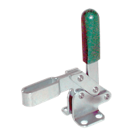 Carr Lane, Vertical Toggle Clamp, Clamping Force (lbf): 625, Open Arm, Flanged Base, Steel