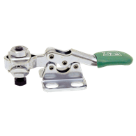 Carr Lane, Horizontal Toggle Clamp, Clamping Force (lbf): 60, Open Arm, Straight Base, Steel