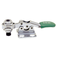Carr Lane, Horizontal Toggle Clamp, Clamping Force (lbf): 60, Open Arm, Straight Base, Steel