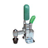 Carr Lane, Vertical Toggle Clamp, Clamping Force (lbf): 200, Fixed Open Arm, Flanged Base, Steel