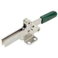 Carr Lane, Horizontal Toggle Clamp, Clamping Force (lbf): 625, Open Arm, Flanged Base, Steel