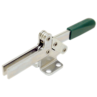 Carr Lane, Horizontal Toggle Clamp, Clamping Force (lbf): 625, Open Arm, Flanged Base, Steel