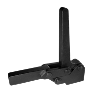 Carr Lane, Vertical Toggle Clamp, Clamping Force (lbf): 1500, Solid Arm, Flanged Base, Steel