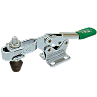 Carr Lane, Horizontal Toggle Clamp, Clamping Force (lbf): 600, Open Arm, Flanged Base,